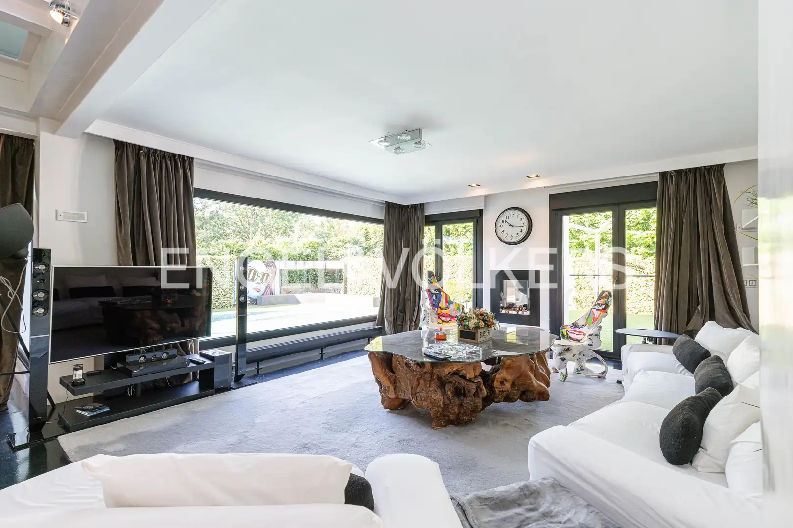 Sala de estar de Casa o chalet en venta en Guadarrama con Aire acondicionado, Calefacción y Jardín privado