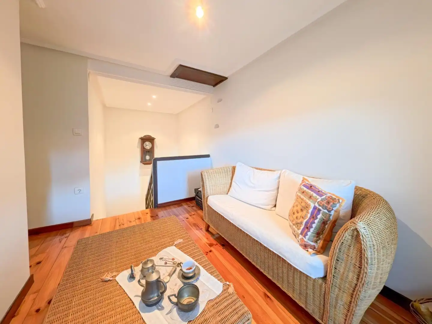 Living room of Houses for sale in Aller  with Heating, Private garden and Parquet flooring