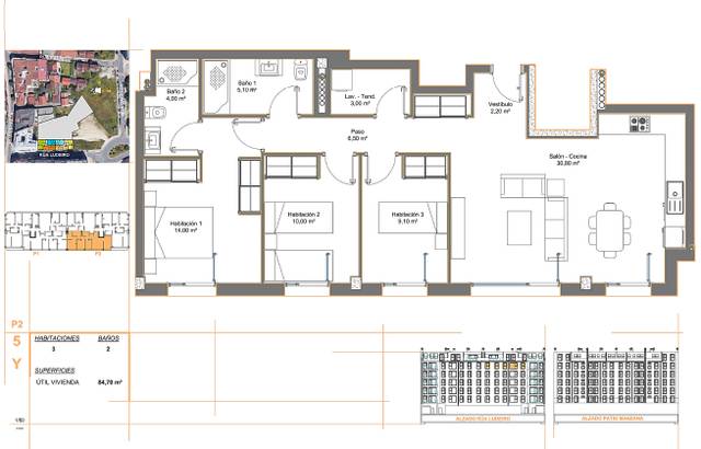 Piso en Venta en Rúa Ludeiro, 5e en La Seca - Los Salgueriños