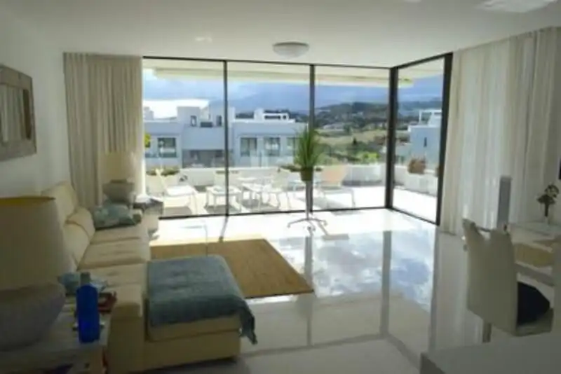 Living room of Apartments for rent in Estepona  with Air Conditioner, Heating and Terrace