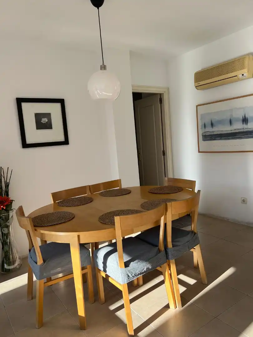 Dining room of Flat for rent in Madrid  with Air Conditioner, Heating and Parquet flooring