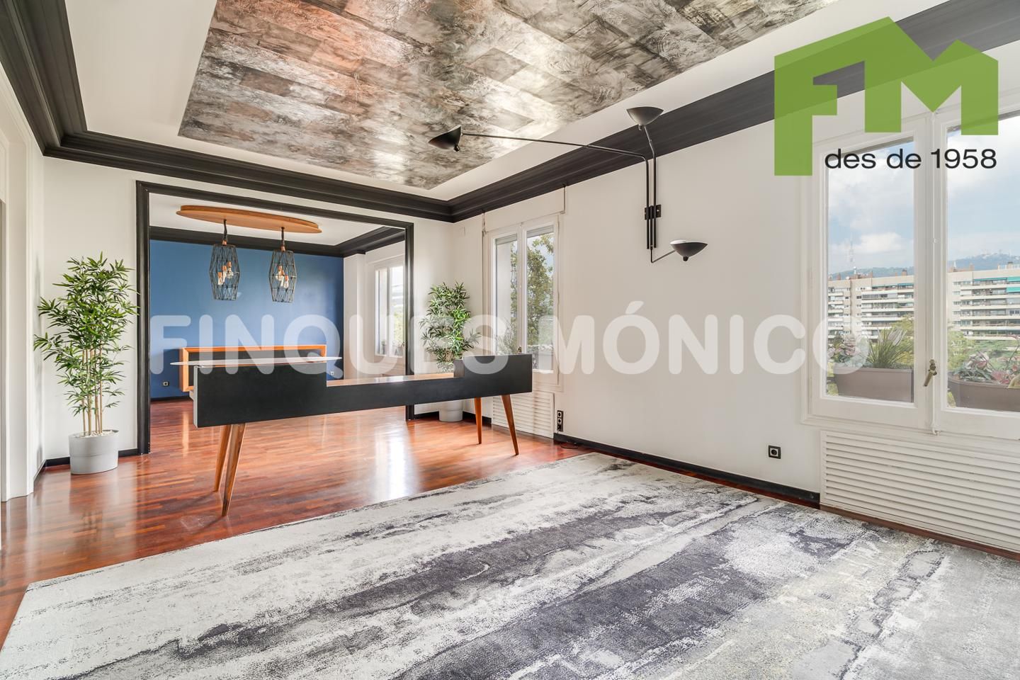 Living room of Flat for sale in  Barcelona Capital  with Air Conditioner, Heating and Balcony