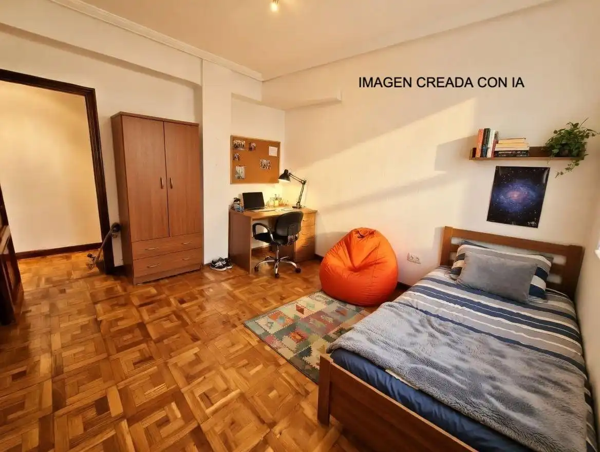 Habitación de Piso en venta en Burlada / Burlata con Calefacción, Parquet y Balcón