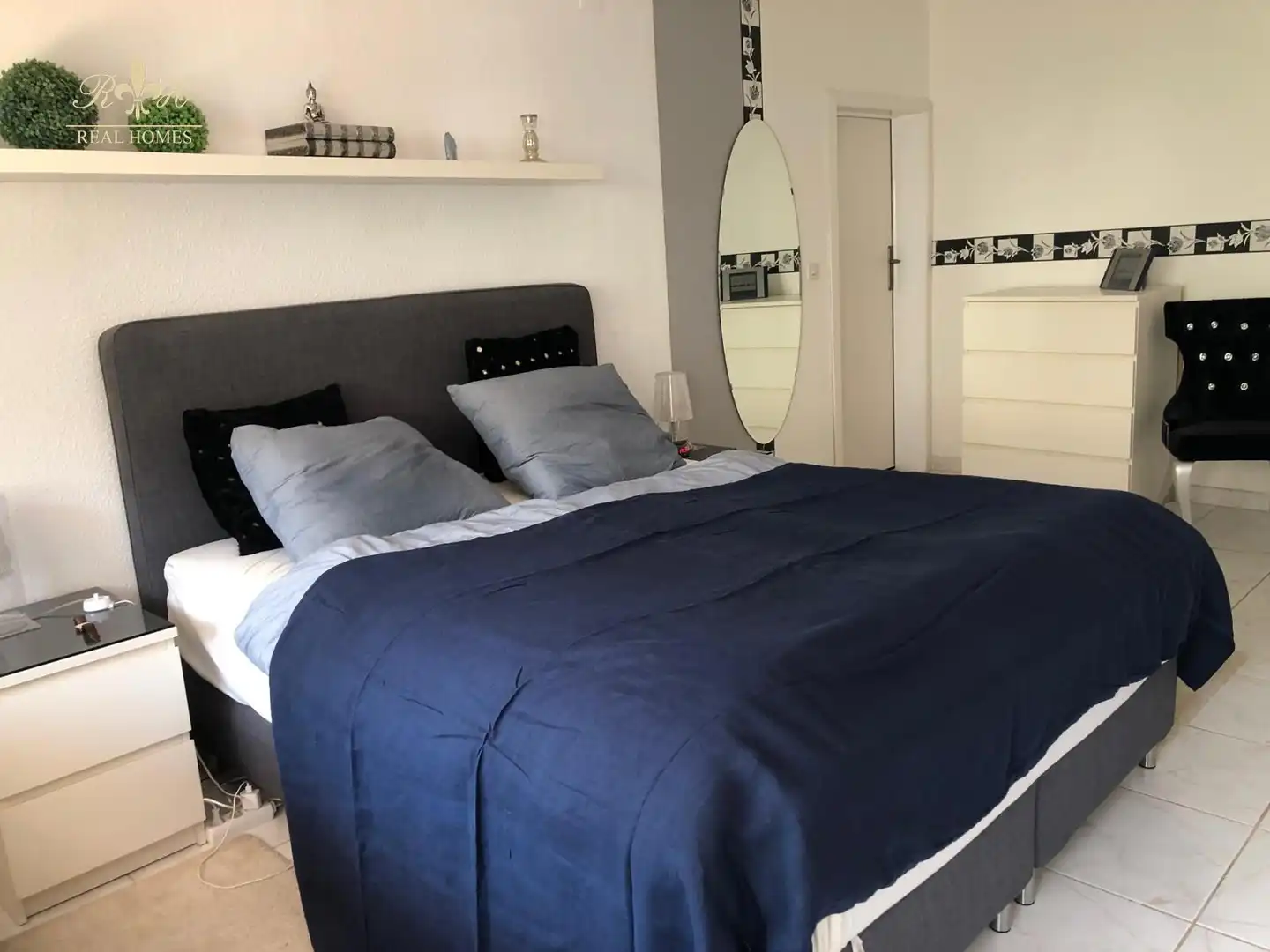 Schlafzimmer von Haus oder Chalet zur Miete in L'Alfàs del Pi mit Klimaanlage, Terrasse und Schwimmbad