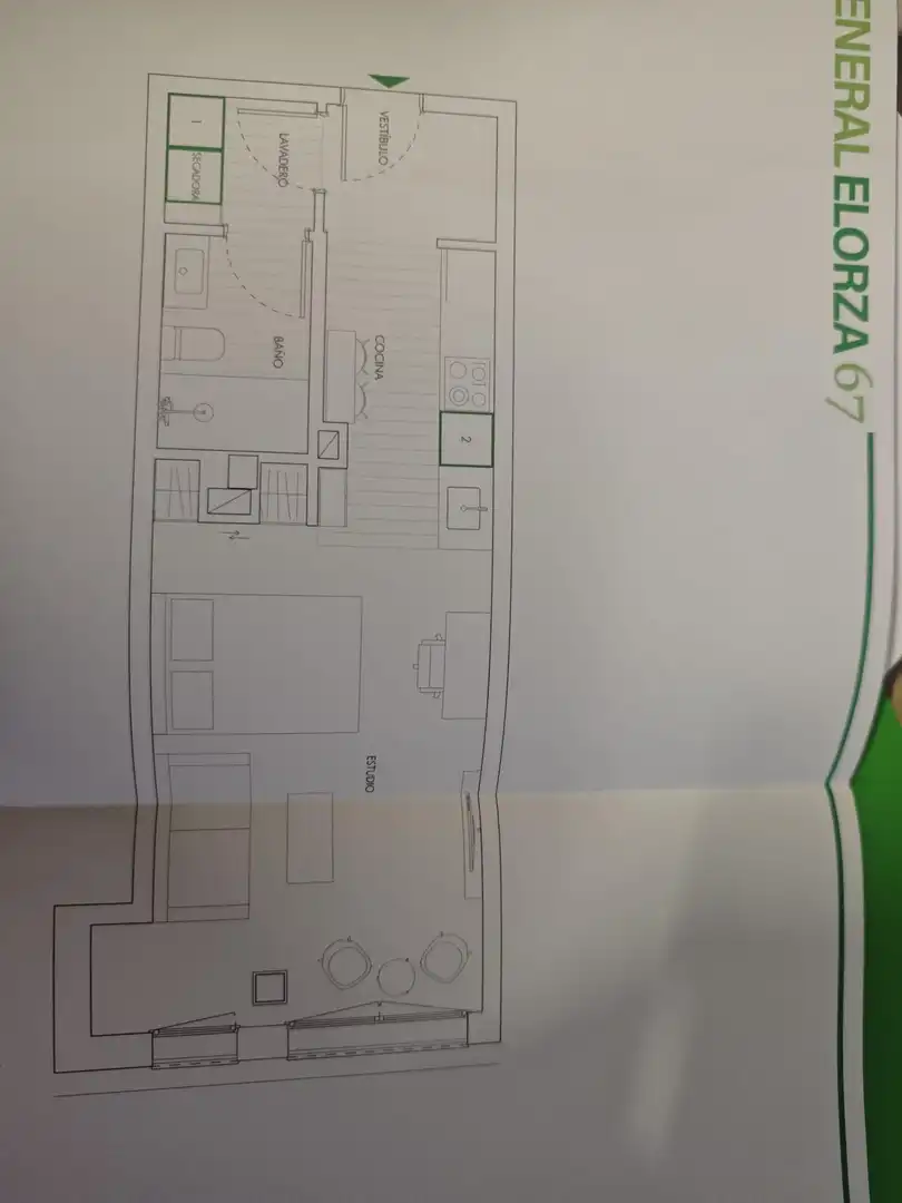Estudio de alquiler en Oviedo  con Calefacción y Amueblado