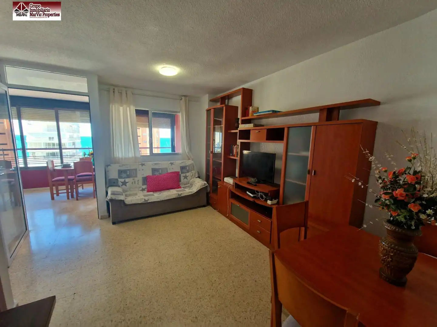 Wohnzimmer von Wohnung zum Verkauf in Benidorm mit Klimaanlage und Terrasse