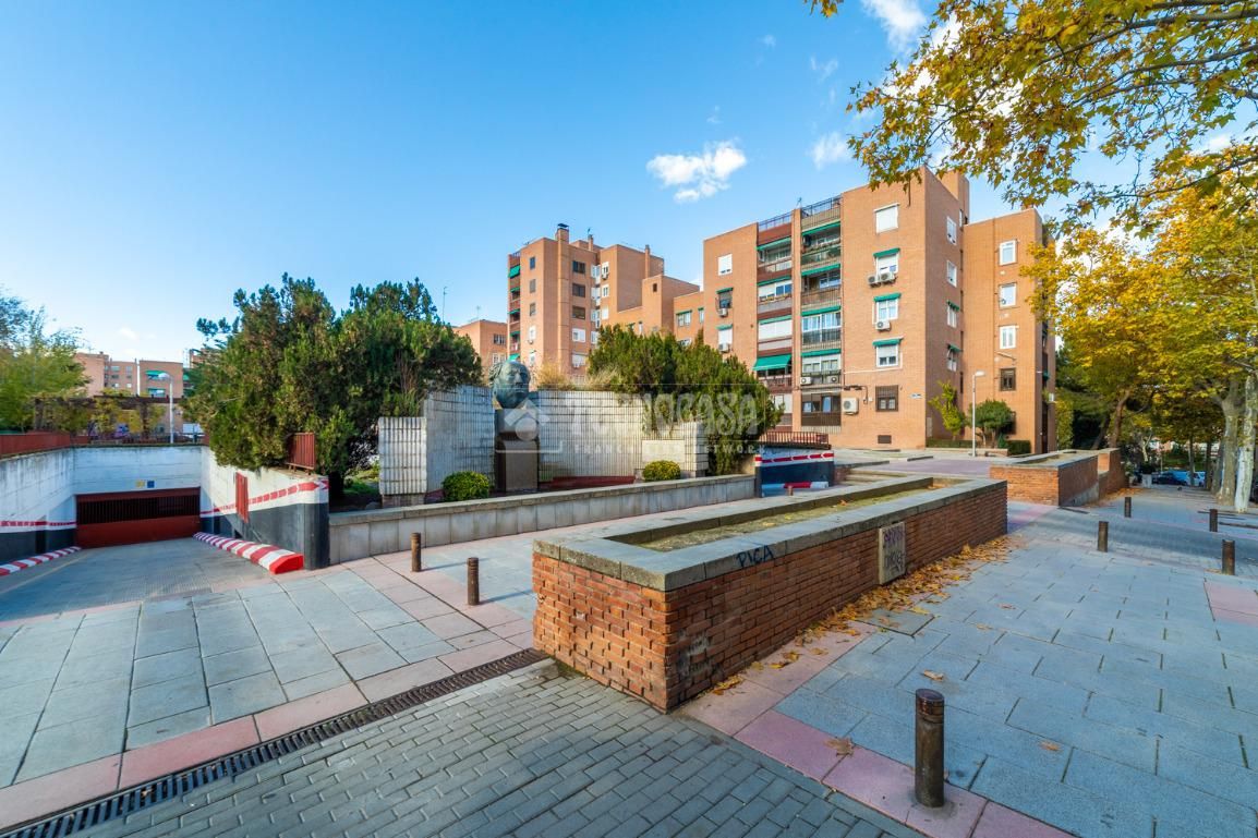 Exterior view of Flat for sale in  Madrid Capital  with Air Conditioner, Heating and Parquet flooring