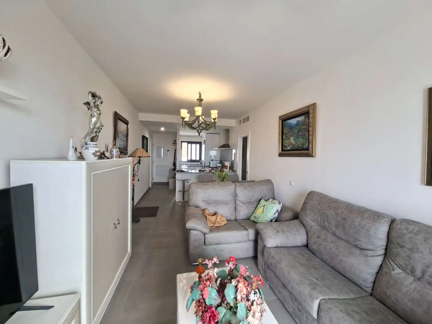 Living room of Flat for rent in Algarrobo Costa