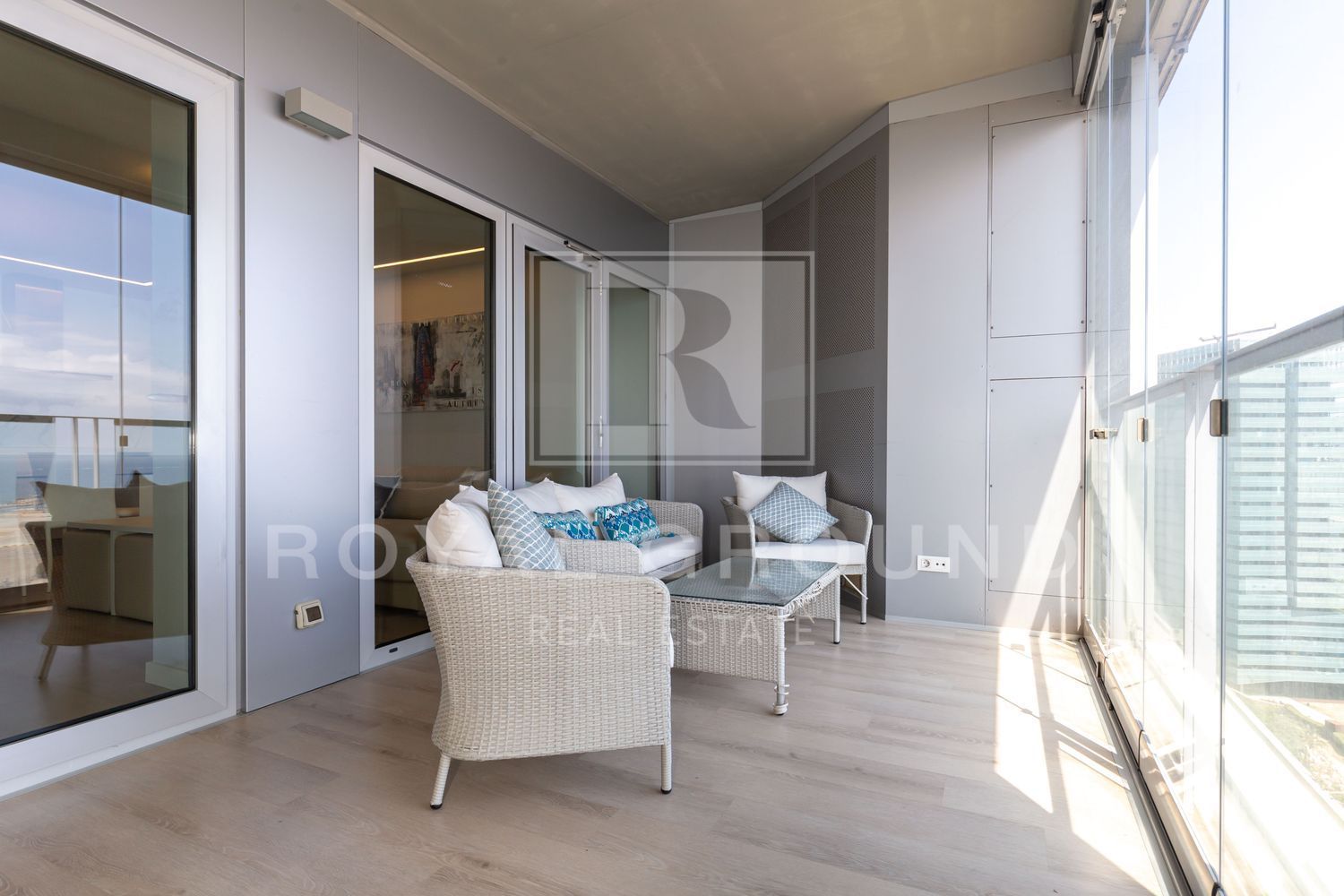 Terrace of Flat to rent in  Barcelona Capital  with Air Conditioner, Private garden and Terrace