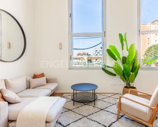 Sala d'estar de Apartament en venda en  Barcelona Capital amb Aire condicionat, Calefacció i Parquet