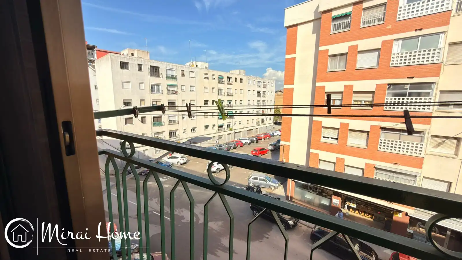 Balcony of Flat for sale in Can Bassa
