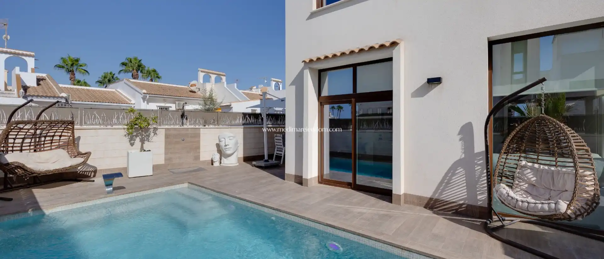 Piscina de Casa o xalet en venda en Rojales amb Aire condicionat, Calefacció i Jardí privat