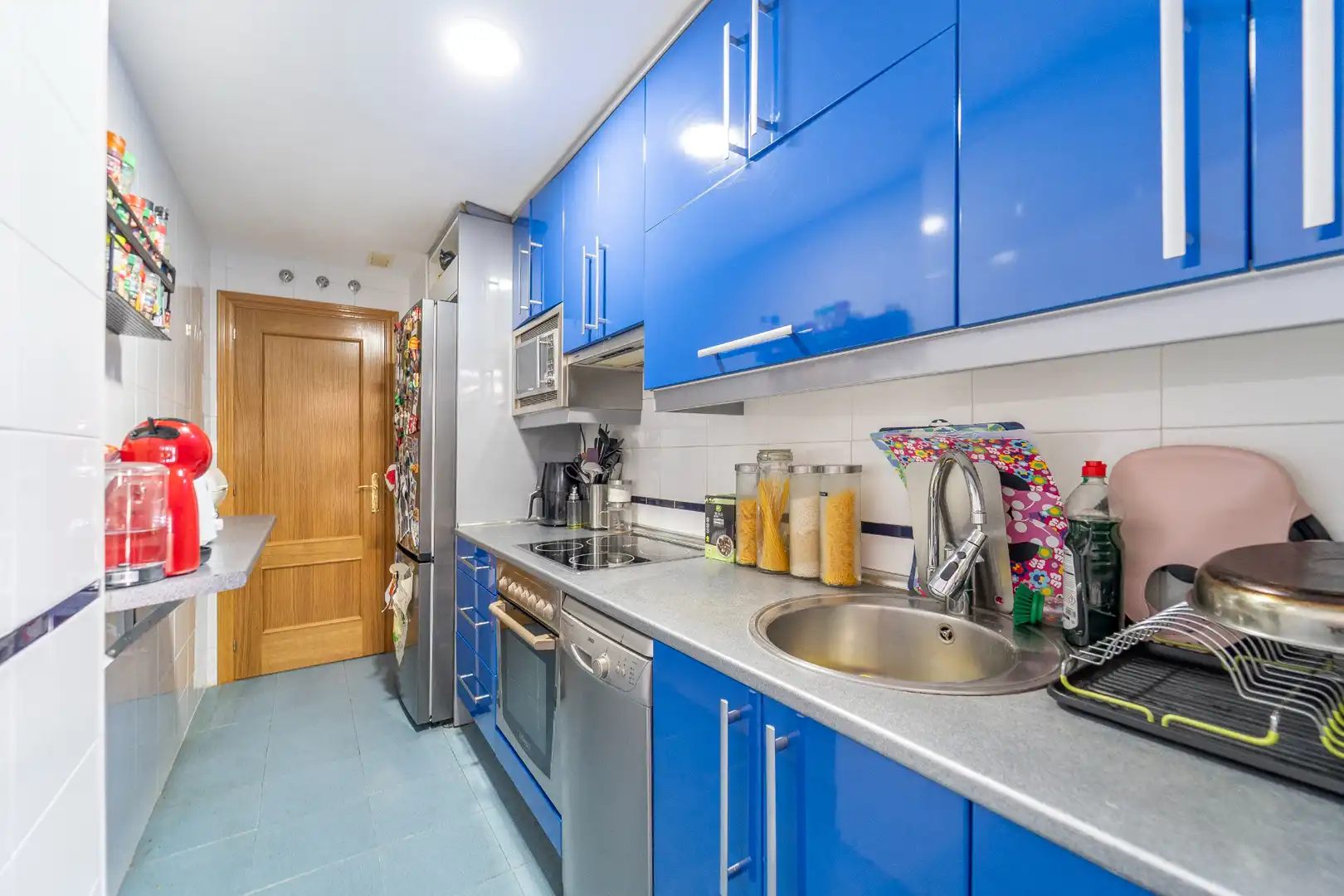 Kitchen of Flat for sale in Móstoles  with Air Conditioner, Storage room and Furnished