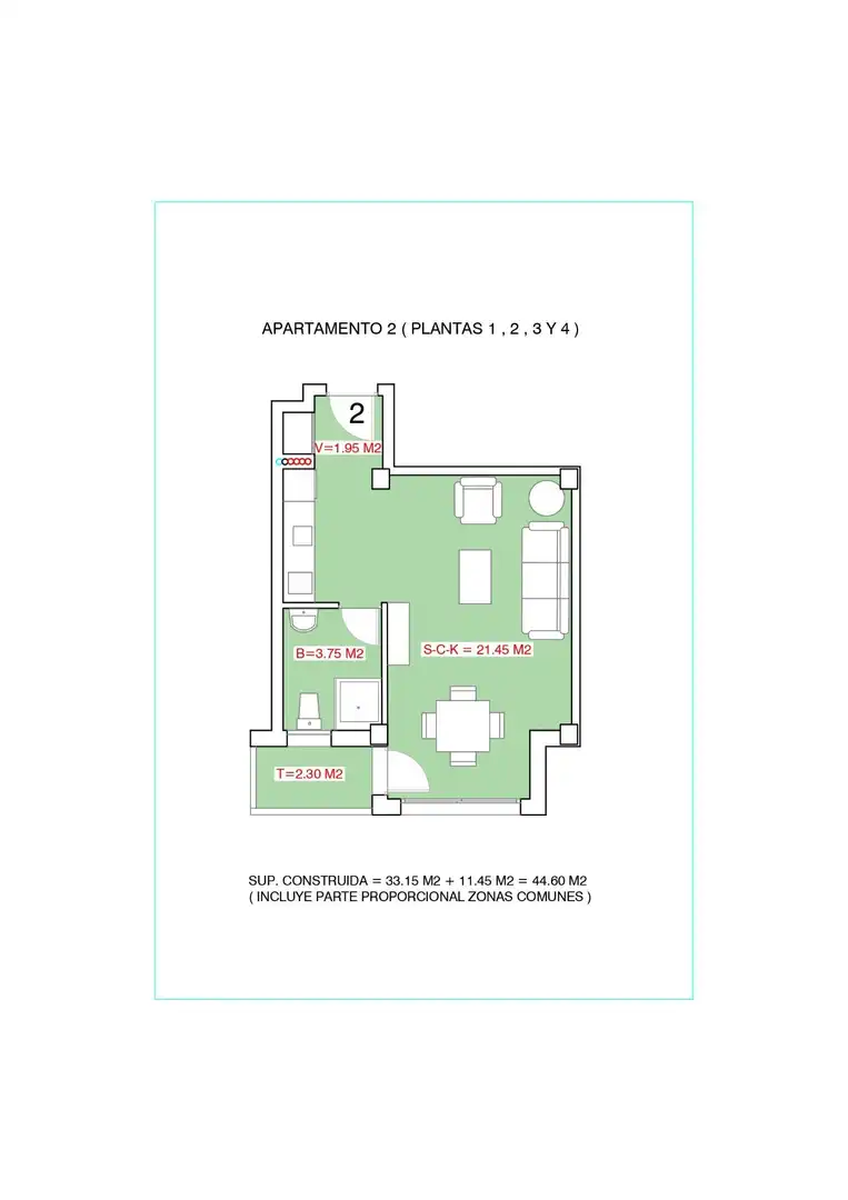 Estudio con ascensor en venta en Centro, imagen 4