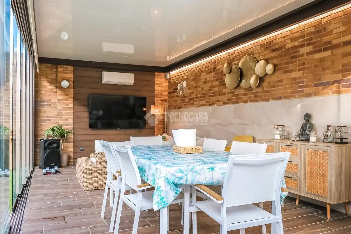 Terrace of Detached homes for sale in Arroyomolinos (Madrid)  with Air Conditioner, Heating and Private garden