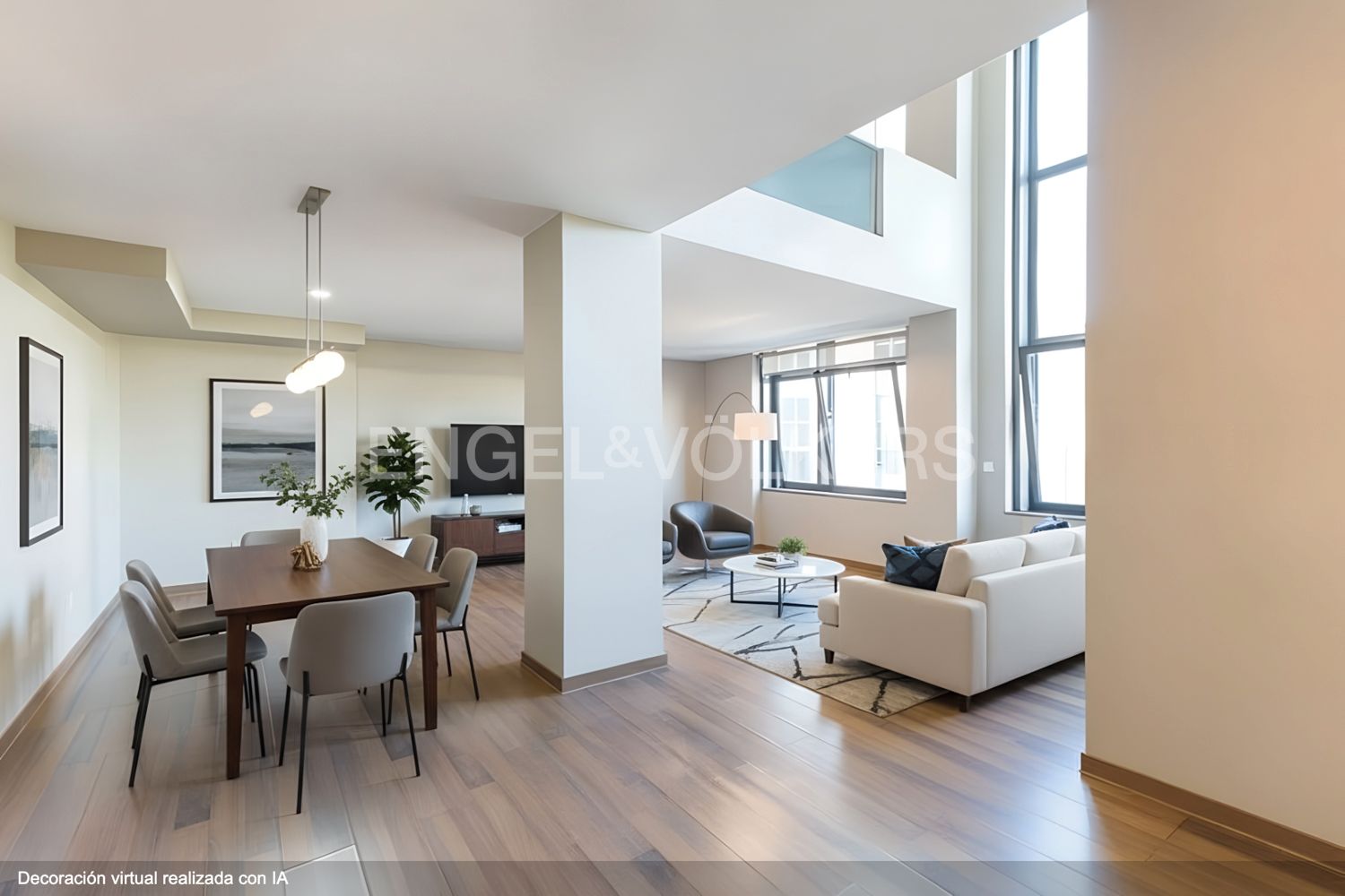 Sala d'estar de Loft en venda en  Madrid Capital amb Aire condicionat i Calefacció
