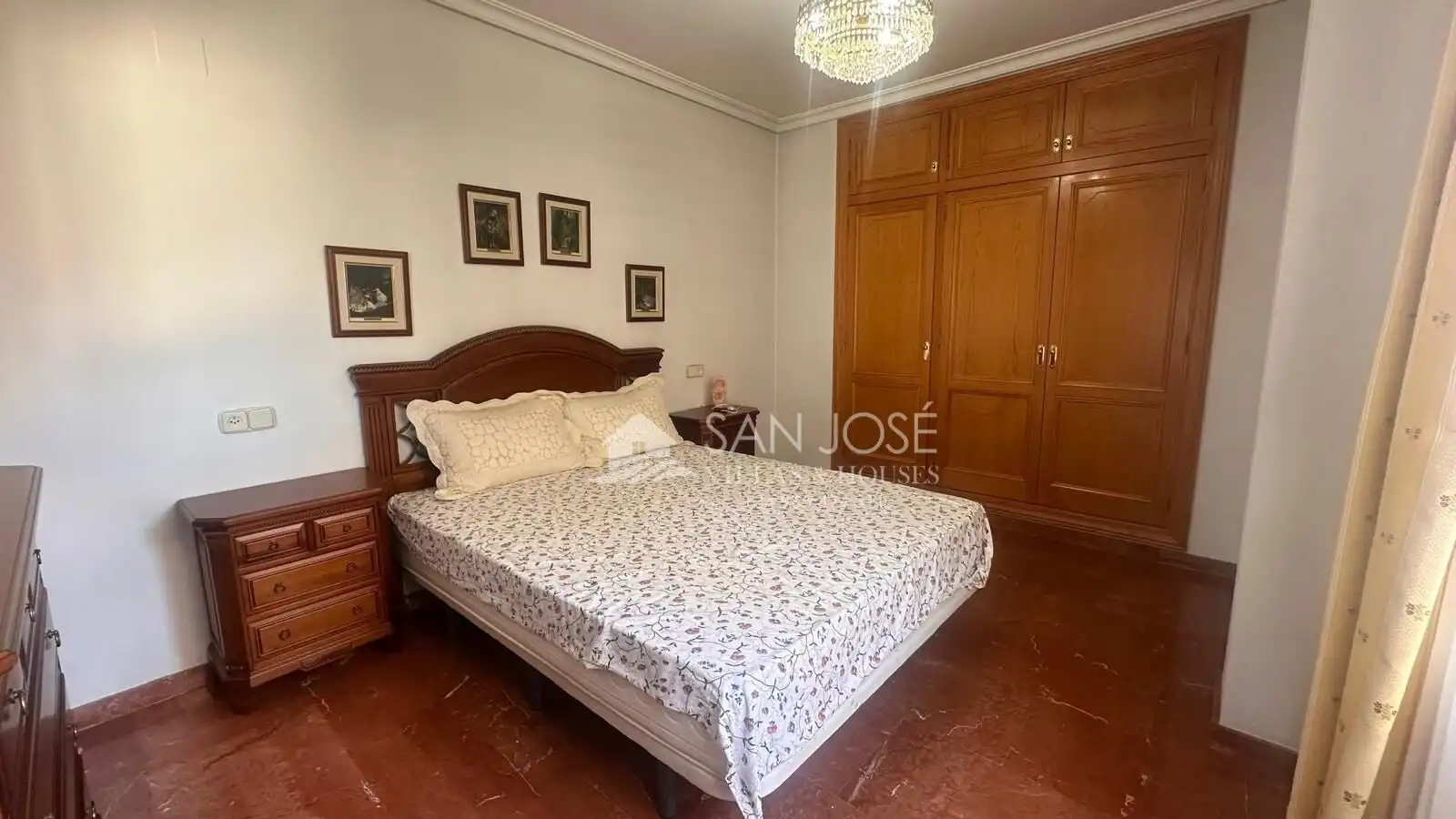Bedroom of Flat for sale in Aspe  with Air Conditioner and Storage room