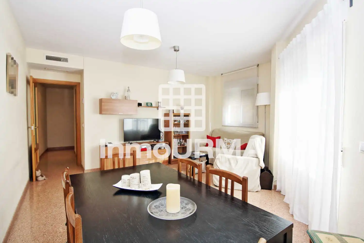 Wohnzimmer von Wohnung zum Verkauf in San Vicente del Raspeig / Sant Vicent del Raspeig mit Klimaanlage, Abstellraum und Möbliert