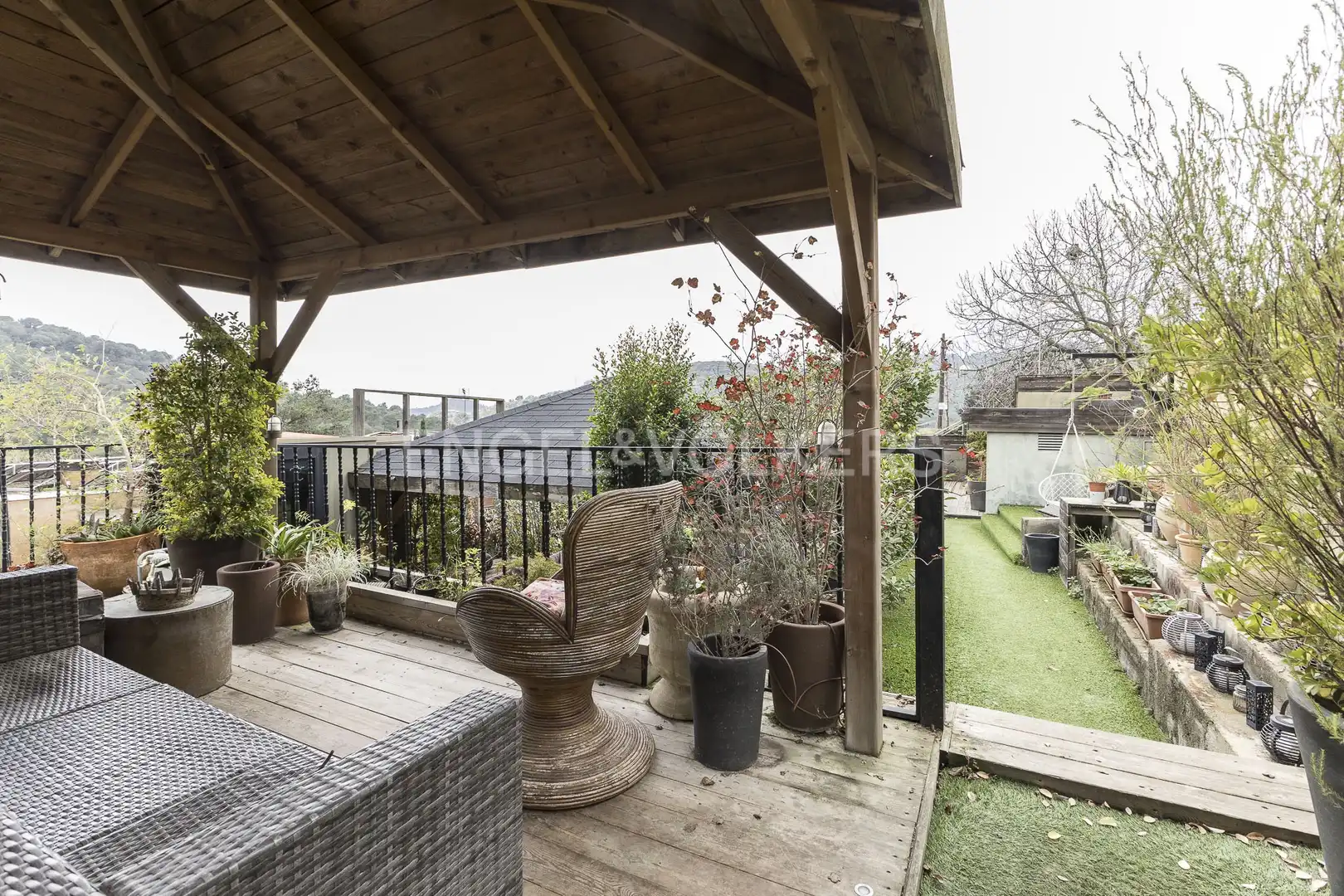Terraza de Casa o chalet en venta en Barcelona con Aire acondicionado, Calefacción y Jardín privado