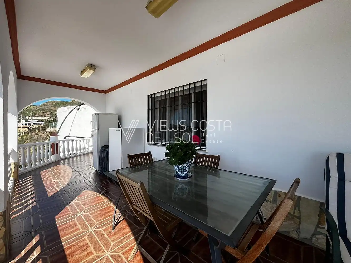 Terrassa de Casa o xalet de lloguer en Algarrobo amb Aire condicionat, Calefacció i Terrassa
