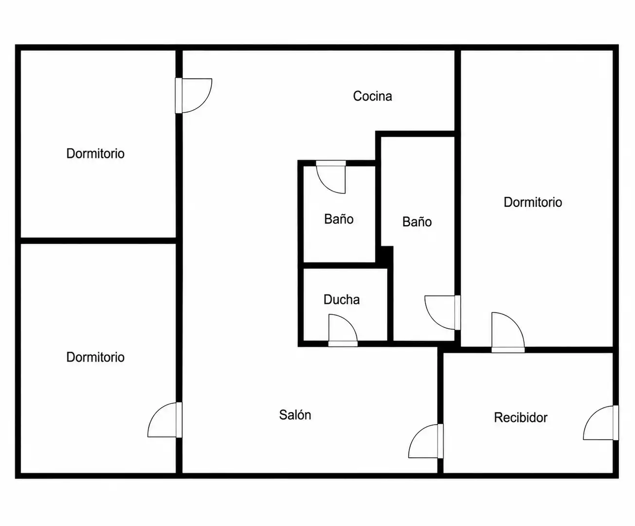 Flat for sale in Madrid  with Air Conditioner