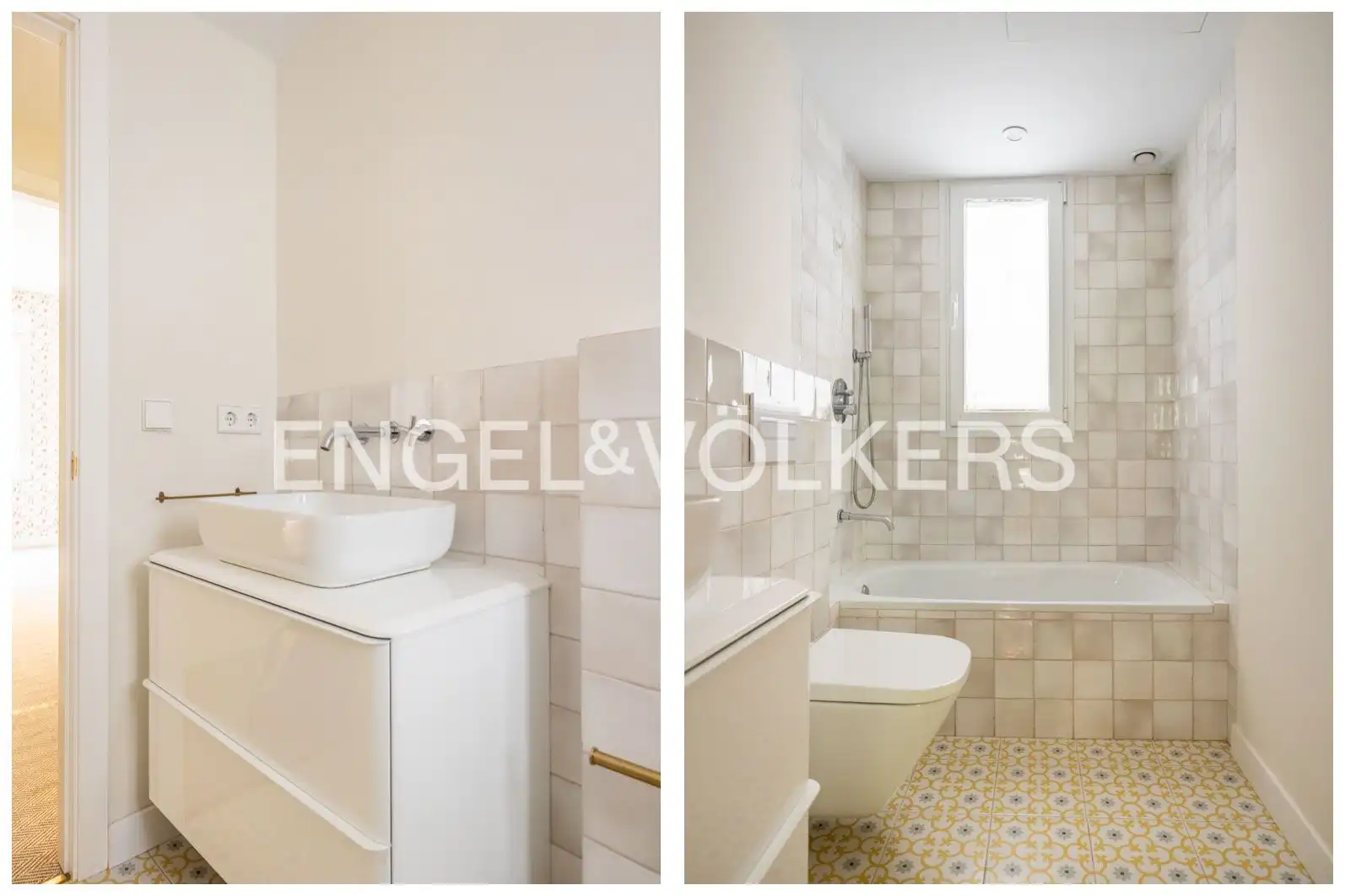 Badezimmer von Wohnung zur Miete in Sevilla mit Klimaanlage, Heizung und Parkett