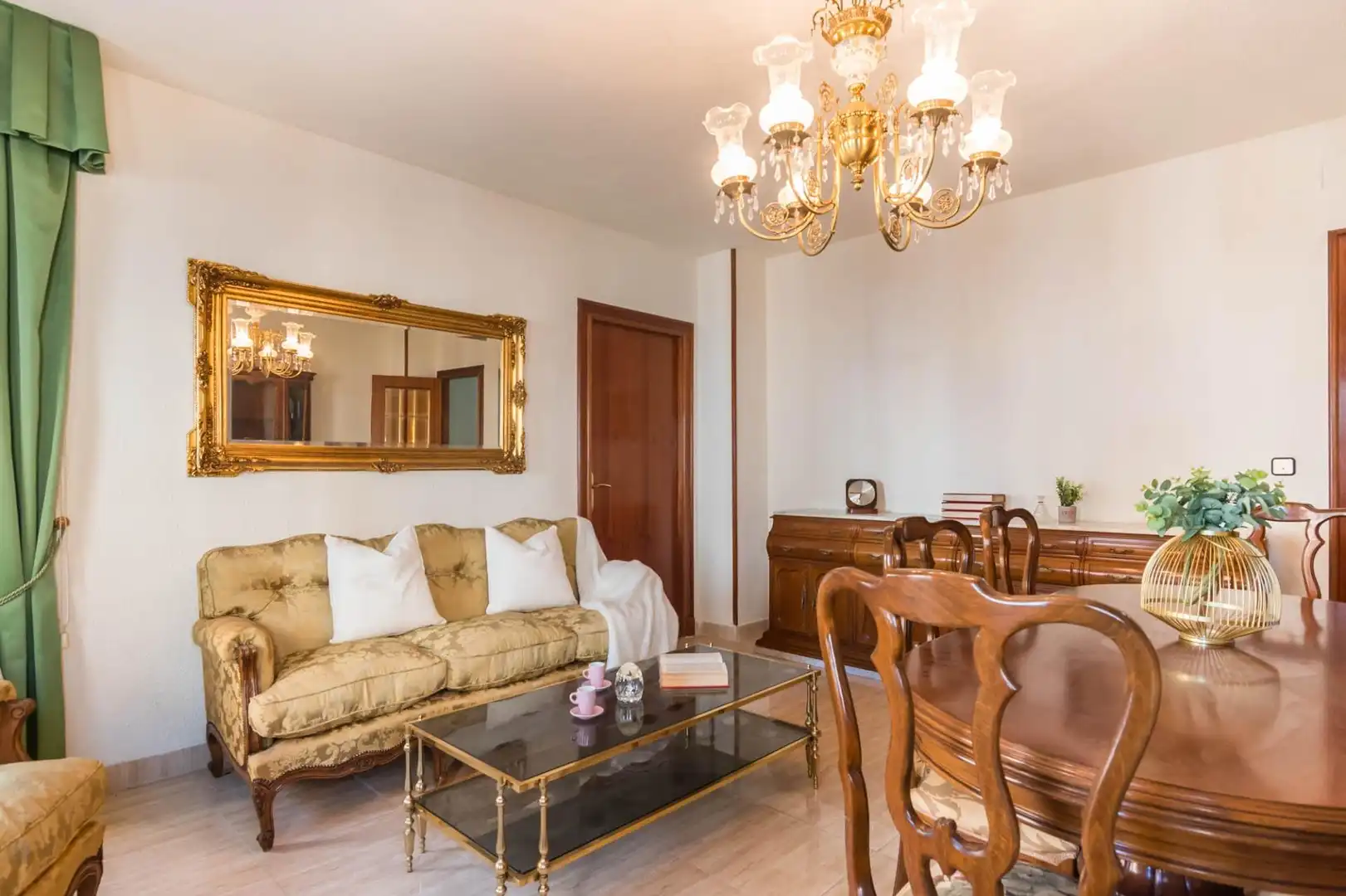 Sala de estar de Piso en venta en Cartagena con Aire acondicionado, Amueblado y Balcón
