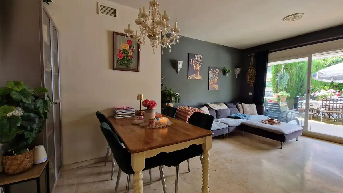 Dining room of Flat for sale in San Pedro  with Air Conditioner, Private garden and Storage room