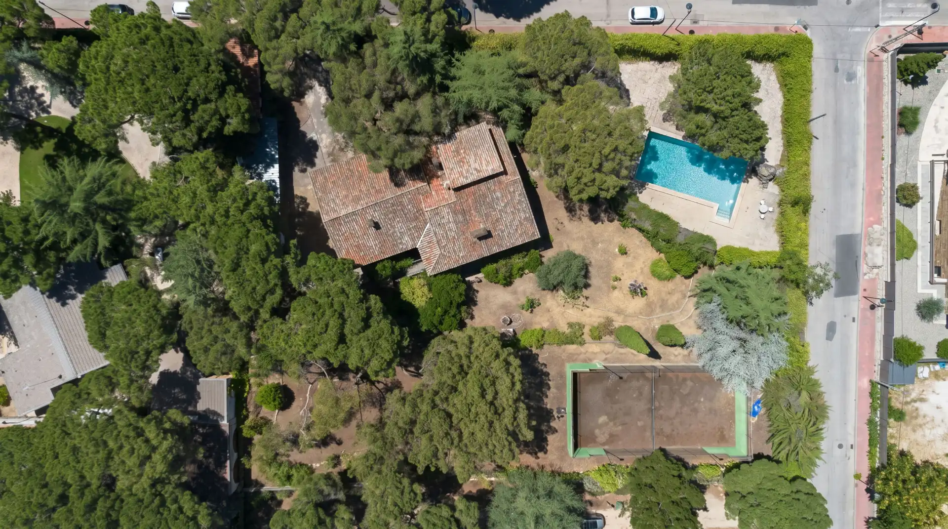 Vista exterior de Casa o xalet en venda en Galapagar amb Aire condicionat, Calefacció i Jardí privat