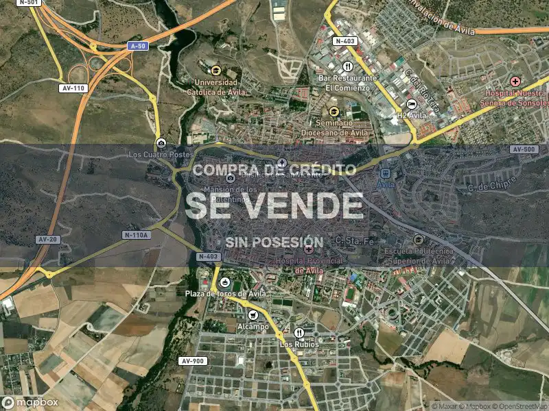 Vista exterior de Piso en venta en Ávila