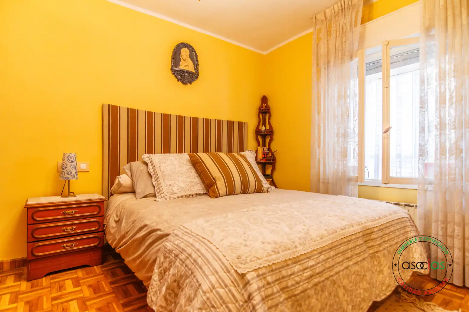 Bedroom of Flat for sale in Nava  with Heating and Balcony
