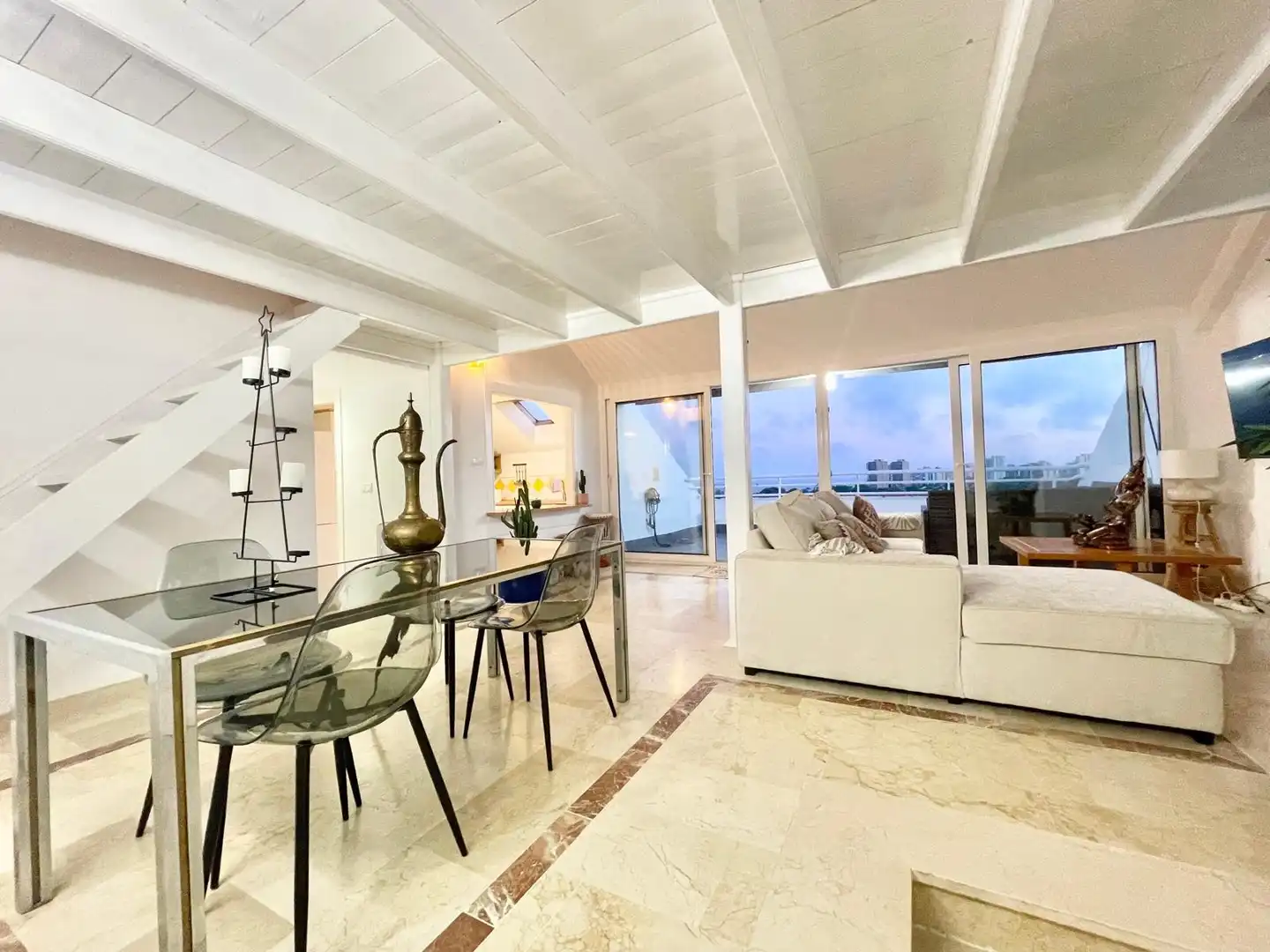 Dining room of Attic for rent in Orihuela  with Air Conditioner, Heating and Terrace