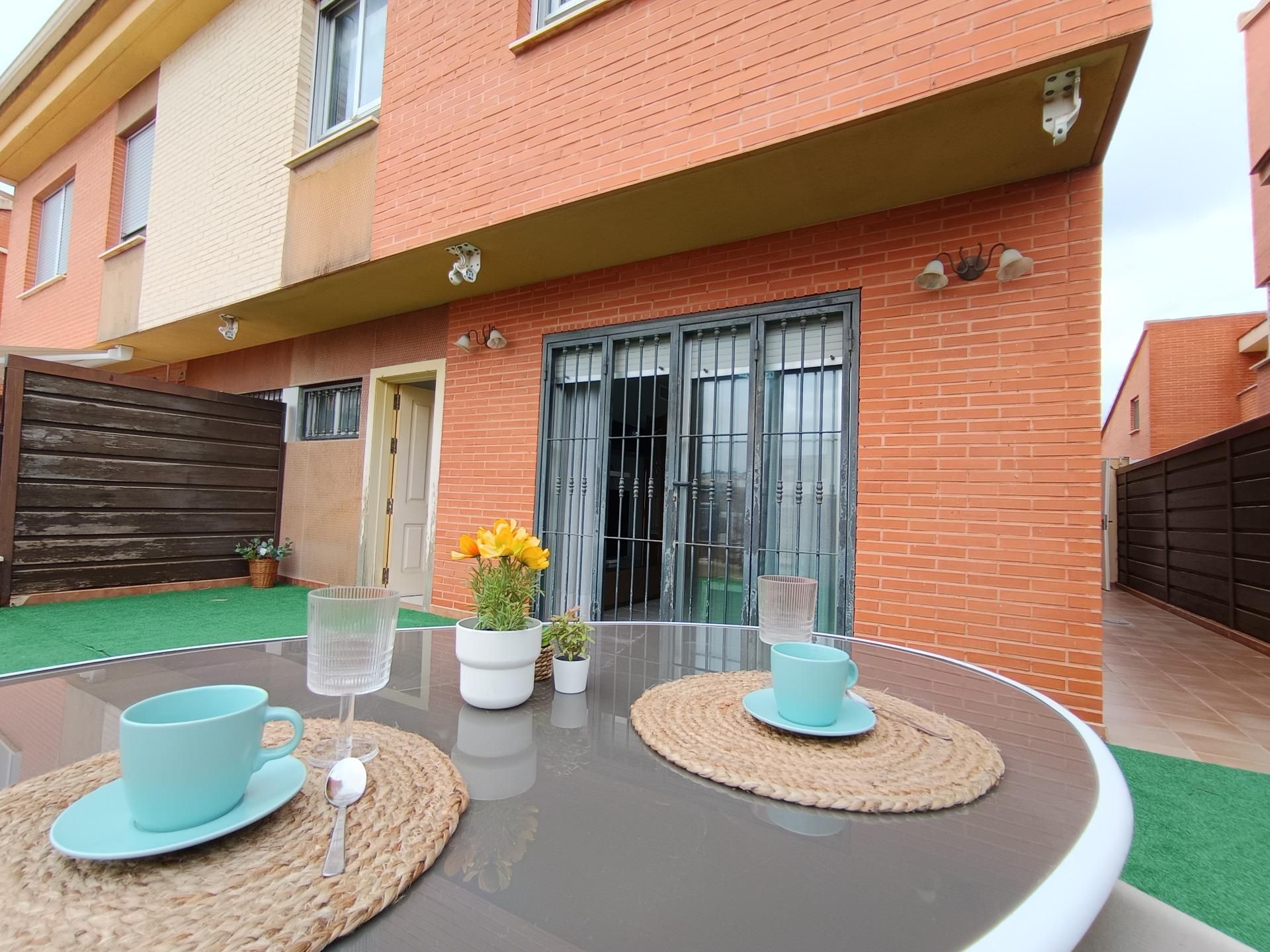 Terrace of Single-family semi-detached for sale in Molina de Segura  with Air Conditioner, Heating and Private garden