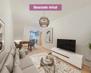 Living room of Flat for sale in  Barcelona Capital  with Private garden, Storage room and Swimming Pool