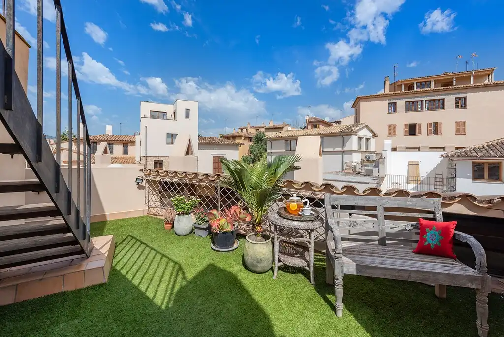 Terrassa de Apartament en venda en  Palma de Mallorca amb Aire condicionat, Calefacció i Terrassa