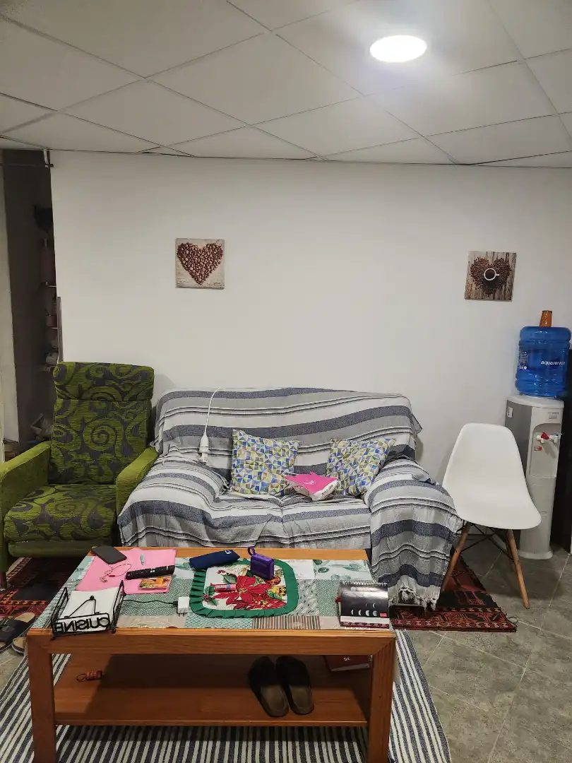 Sala de estar de Casa o chalet de alquiler en Fuente Álamo de Murcia con Aire acondicionado, Amueblado y Horno