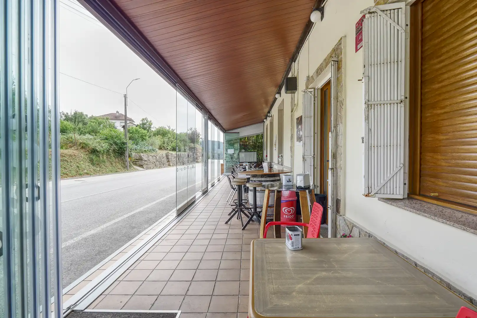 Terraza de Casa o chalet en venta en Lousame con Aire acondicionado, Calefacción y Jardín privado