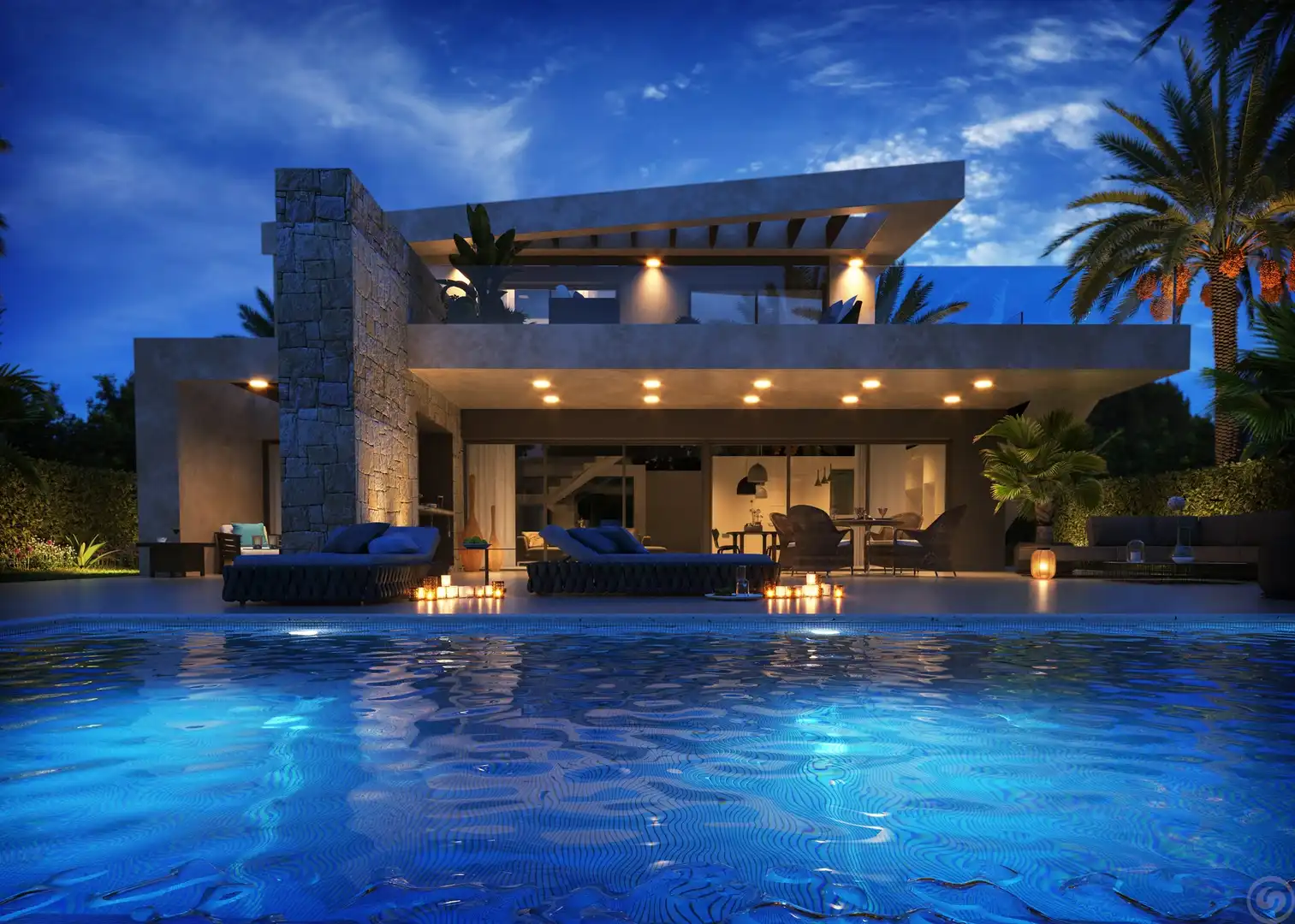 Terraza de Casa o chalet en venta en Cuevas del Almanzora con Aire acondicionado, Calefacción y Jardín privado