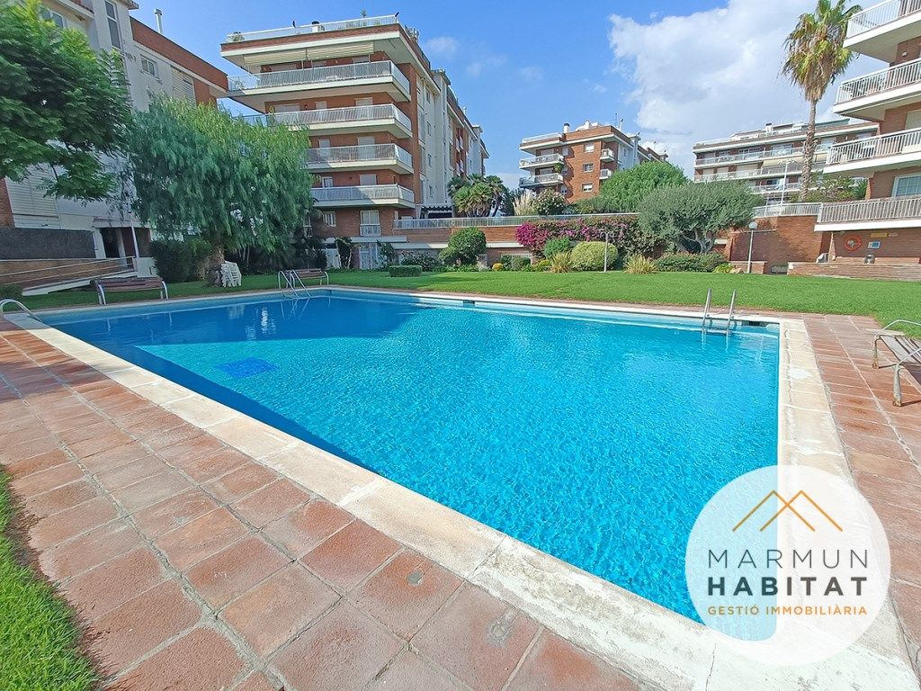 Swimming pool of Flat to rent in Sant Andreu de Llavaneres  with Heating, Private garden and Swimming Pool