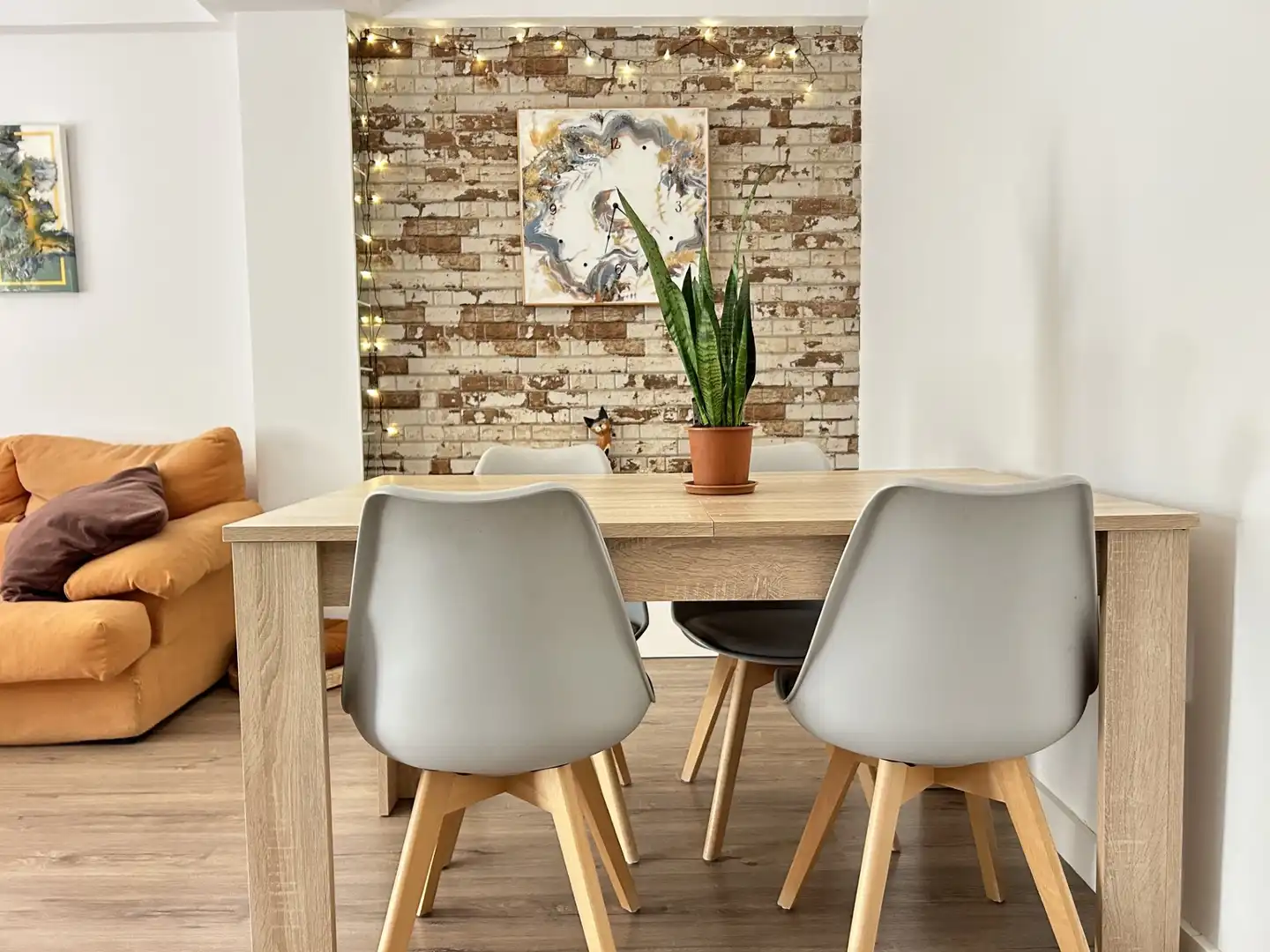 Esszimmer von Wohnung zum Verkauf in El Vendrell mit Heizung, Privatgarten und Parkett