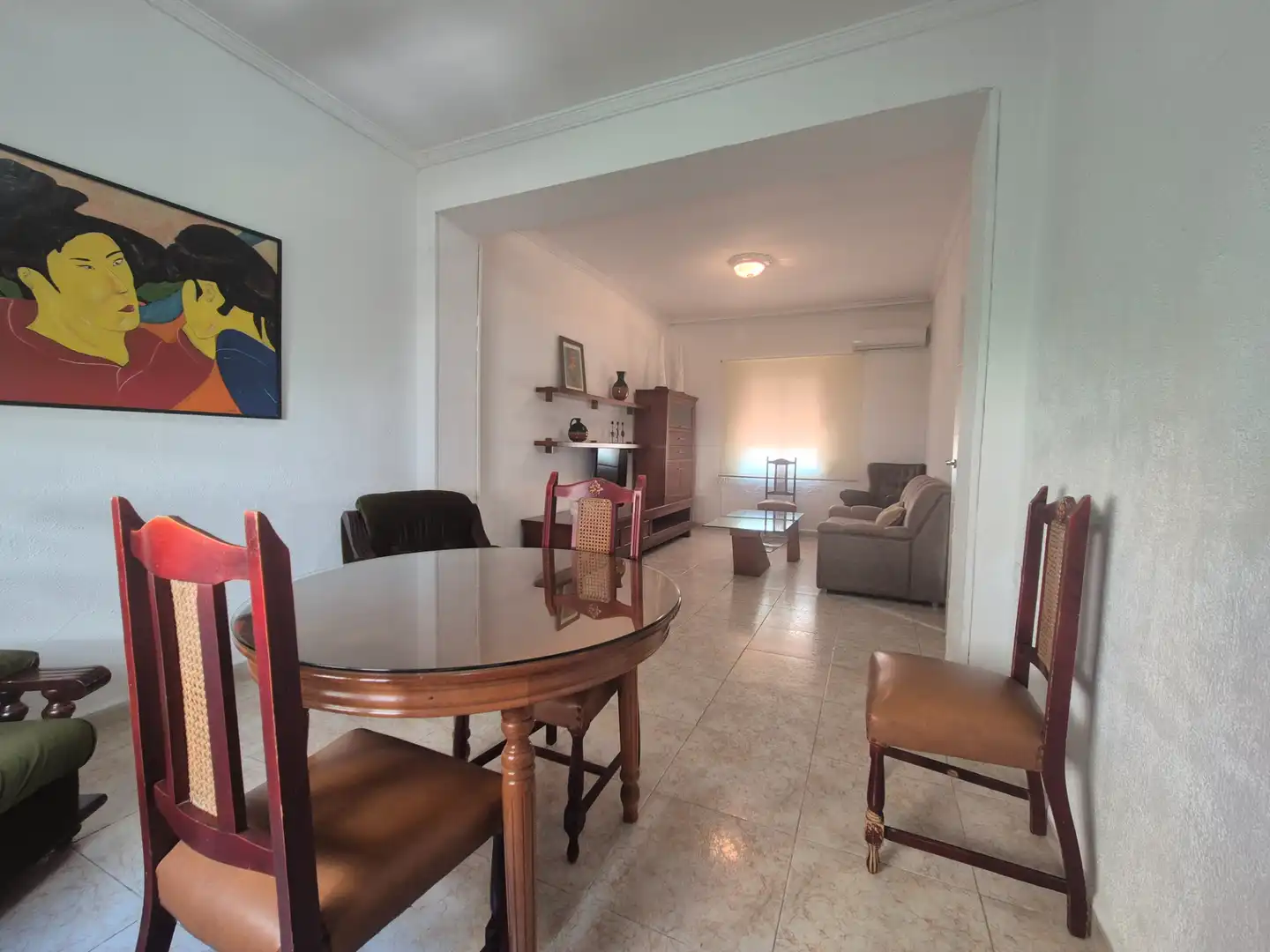 Comedor de Piso de alquiler en Badajoz con Aire acondicionado, Amueblado y Horno