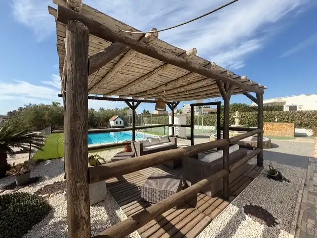 Terraza de Casa o chalet en venta en Almería con Aire acondicionado, Jardín privado y Terraza