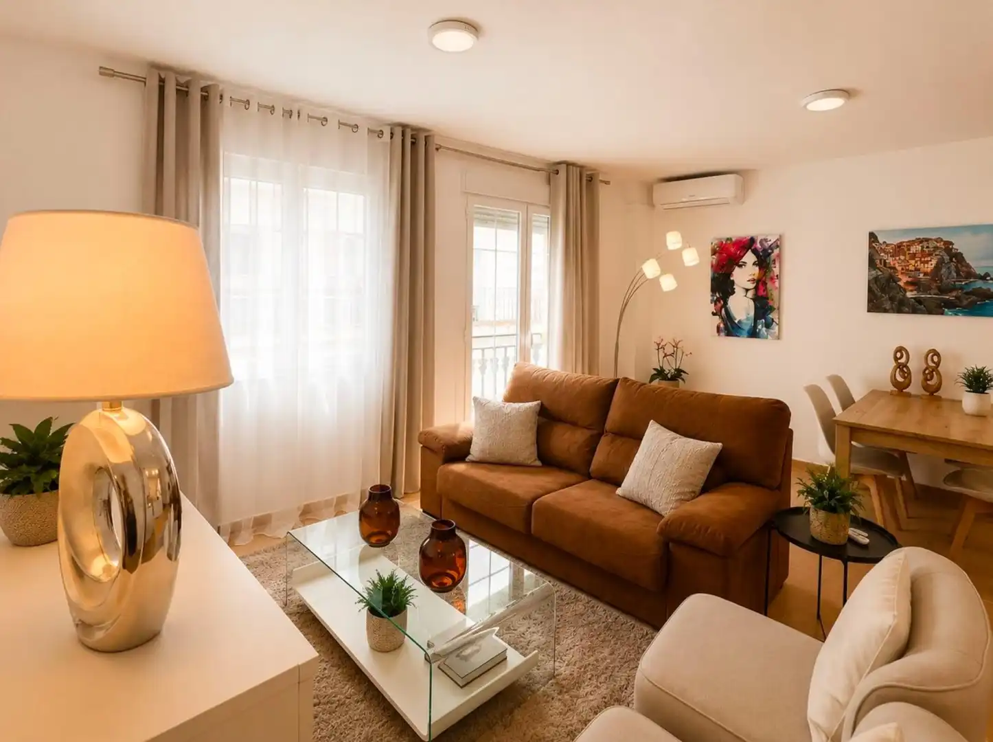 Sala d'estar de Apartament en venda en Altea amb Aire condicionat, Calefacció i Moblat