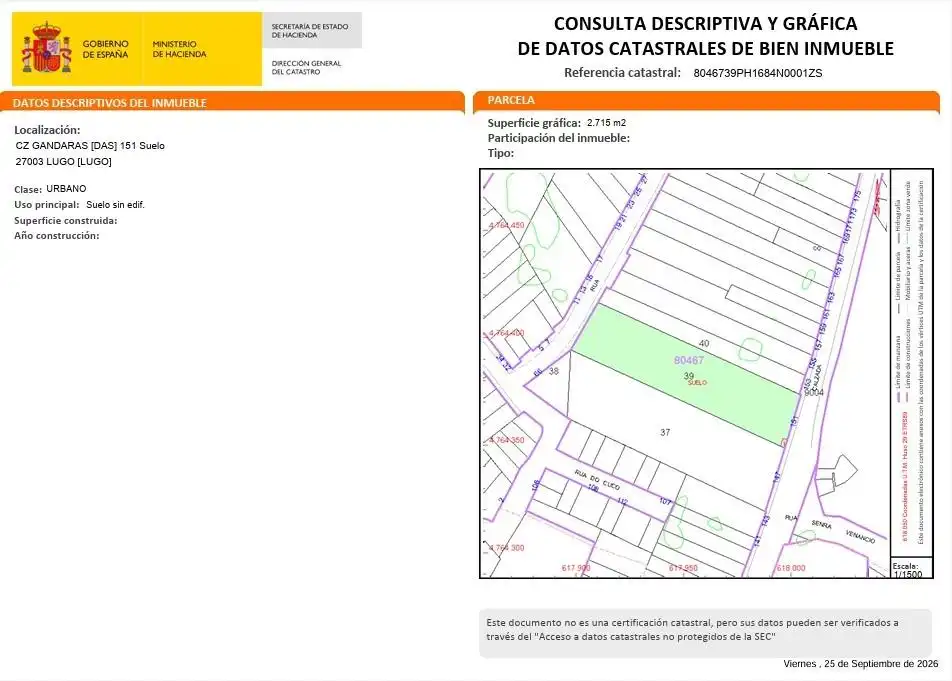 Lands and plots for sale in Calle de las Gándaras 155, imagen 7