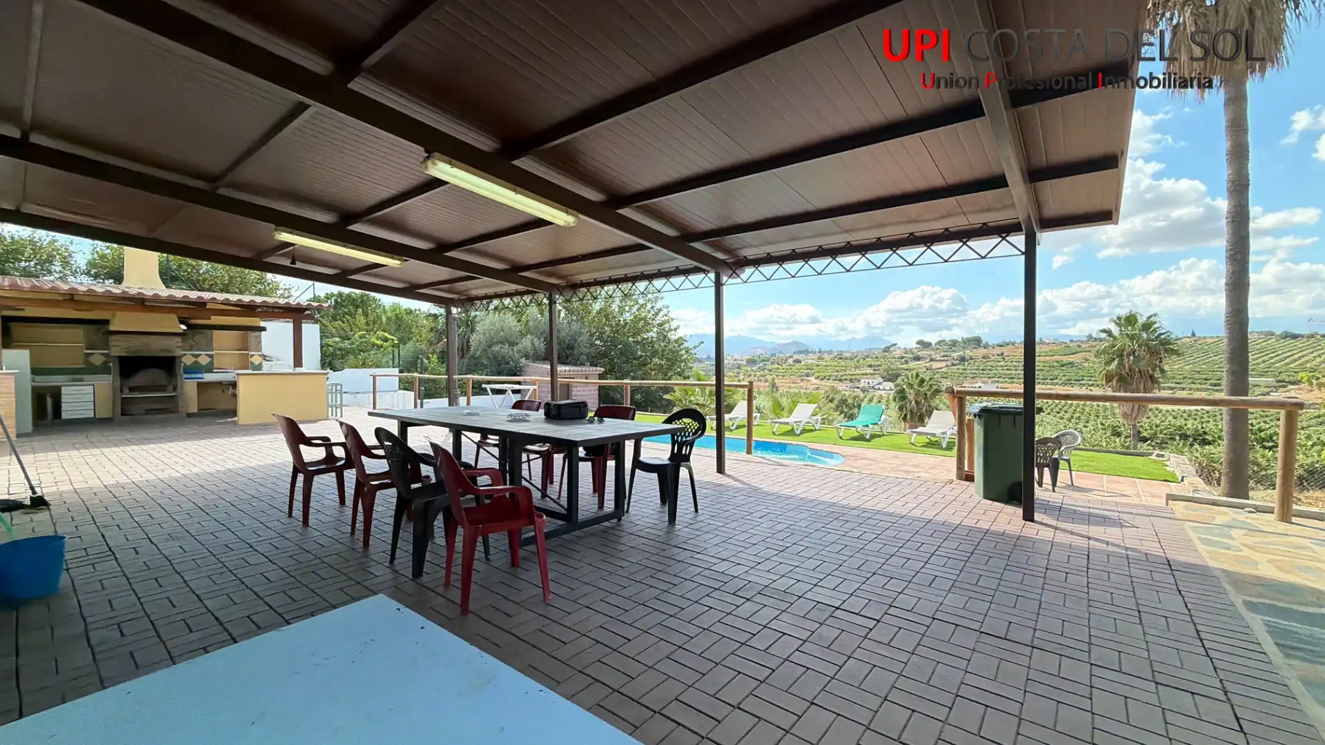 Terraza de Finca rústica en venta en Cártama con Aire acondicionado, Jardín privado y Terraza