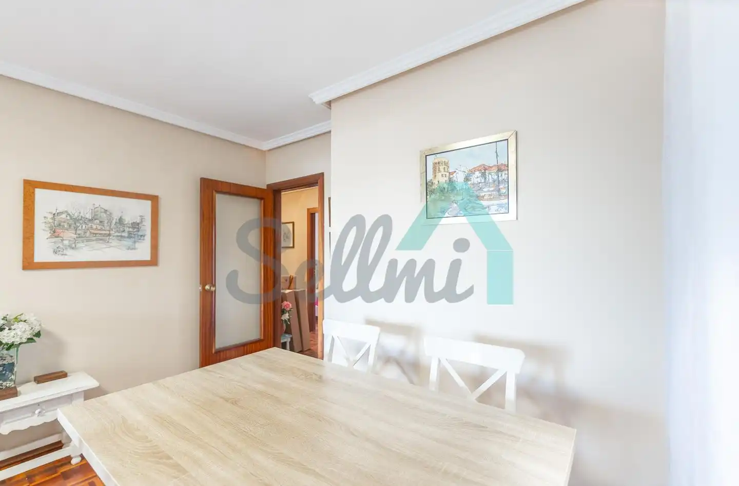 Esszimmer von Wohnung zur Miete in Castrillón mit Heizung, Parkett und Terrasse