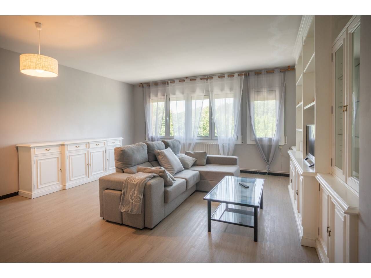 Living room of Flat for sale in Santa Eugènia de Berga  with Heating, Parquet flooring and Storage room