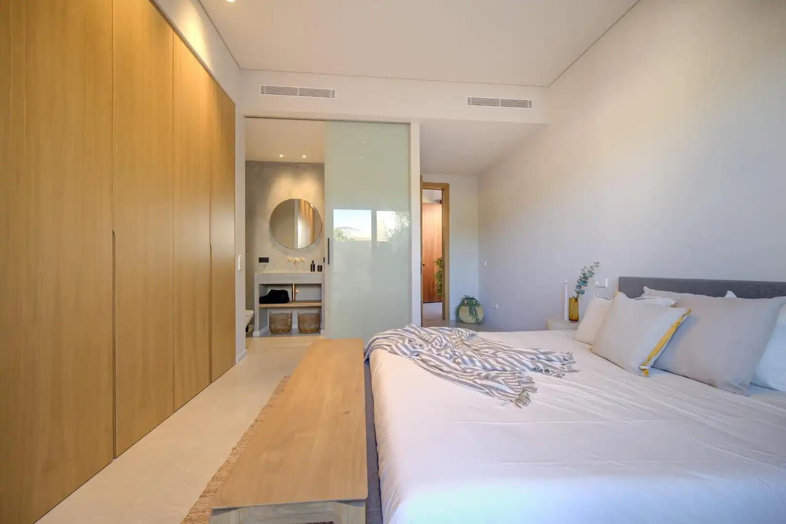 Bedroom of Houses for sale in Campanet  with Air Conditioner, Heating and Furnished