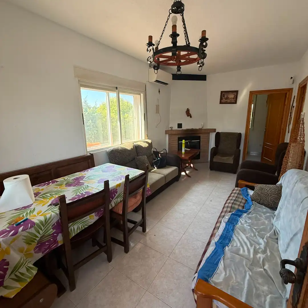 Living room of Houses for sale in Cardiel de los Montes  with Air Conditioner, Heating and Private garden