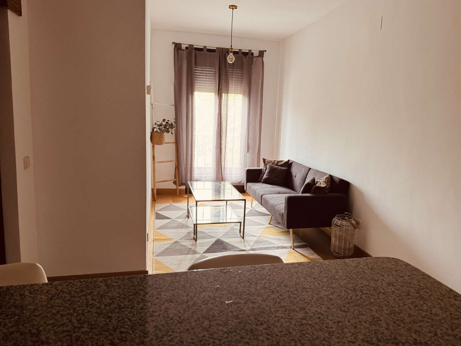 Sala d'estar de Apartament per a compartir en Real Sitio de San Ildefonso amb Aire condicionat, Calefacció i Terrassa